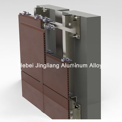 คุณภาพ  20mm Thickness Terracotta Facade Support System โรงงาน