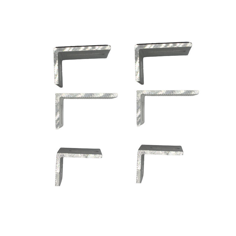 OEM อลูมิเนียม Extrusion มุม Bracket รูปทรง L สําหรับผนังผ้าม่านภายนอก
