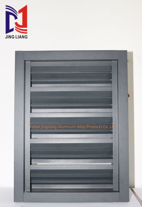 การเคลือบผงอัลลูมิเนียมลูเวอร์ที่กําหนดเอง หรือ PVDF หรือ anodized oxidation สําหรับการตกแต่ง