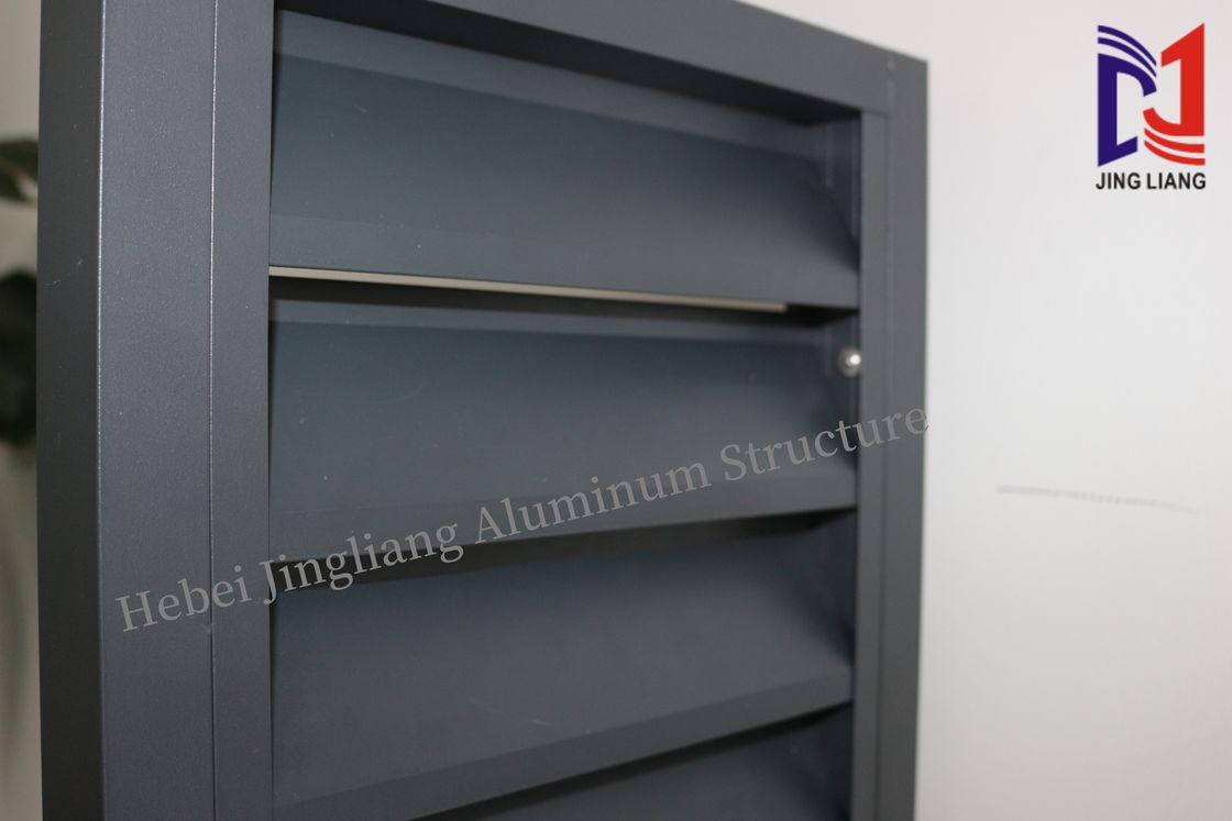 การเคลือบผงอัลลูมิเนียมลูเวอร์ที่กําหนดเอง หรือ PVDF หรือ anodized oxidation สําหรับการตกแต่ง