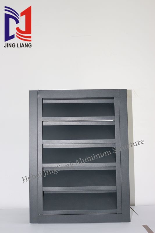 การเคลือบผงอัลลูมิเนียมลูเวอร์ที่กําหนดเอง หรือ PVDF หรือ anodized oxidation สําหรับการตกแต่ง