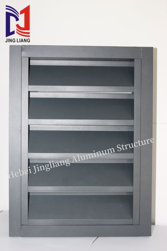 การเคลือบผงอัลลูมิเนียมลูเวอร์ที่กําหนดเอง หรือ PVDF หรือ anodized oxidation สําหรับการตกแต่ง