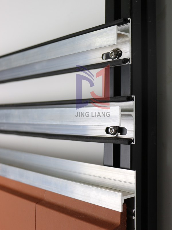 รางสไลด์อะลูมิเนียมความแข็งแรงสูง ฝีมือประณีต ปรับแต่งได้ สำหรับระบบรองรับแผงดินเผา