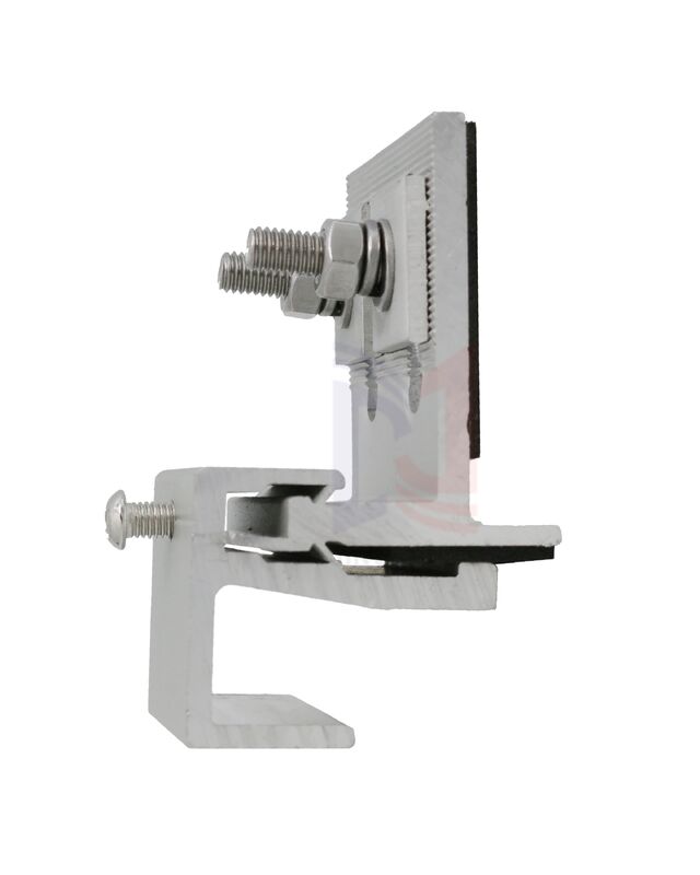 คลิปปลายอะลูมิเนียมกันสนิมสำหรับระบบรองรับอาคารดินเผา