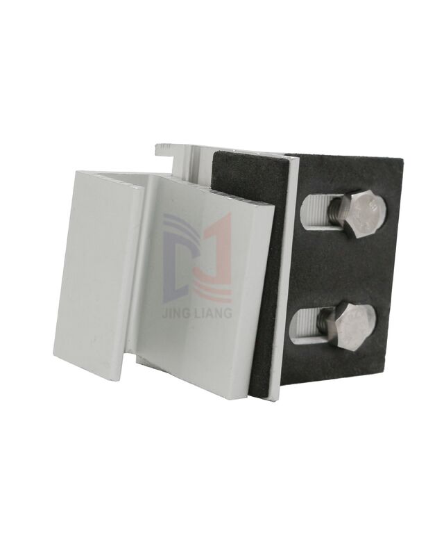 คลิปปลายอะลูมิเนียมกันสนิมสำหรับระบบรองรับอาคารดินเผา