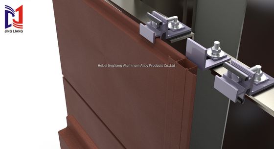 ระบบสนับสนุนหน้าผาที่ระบายอากาศจากเทราโคต้า สําหรับแผ่น 20 มมที่มีความทนทานสูง